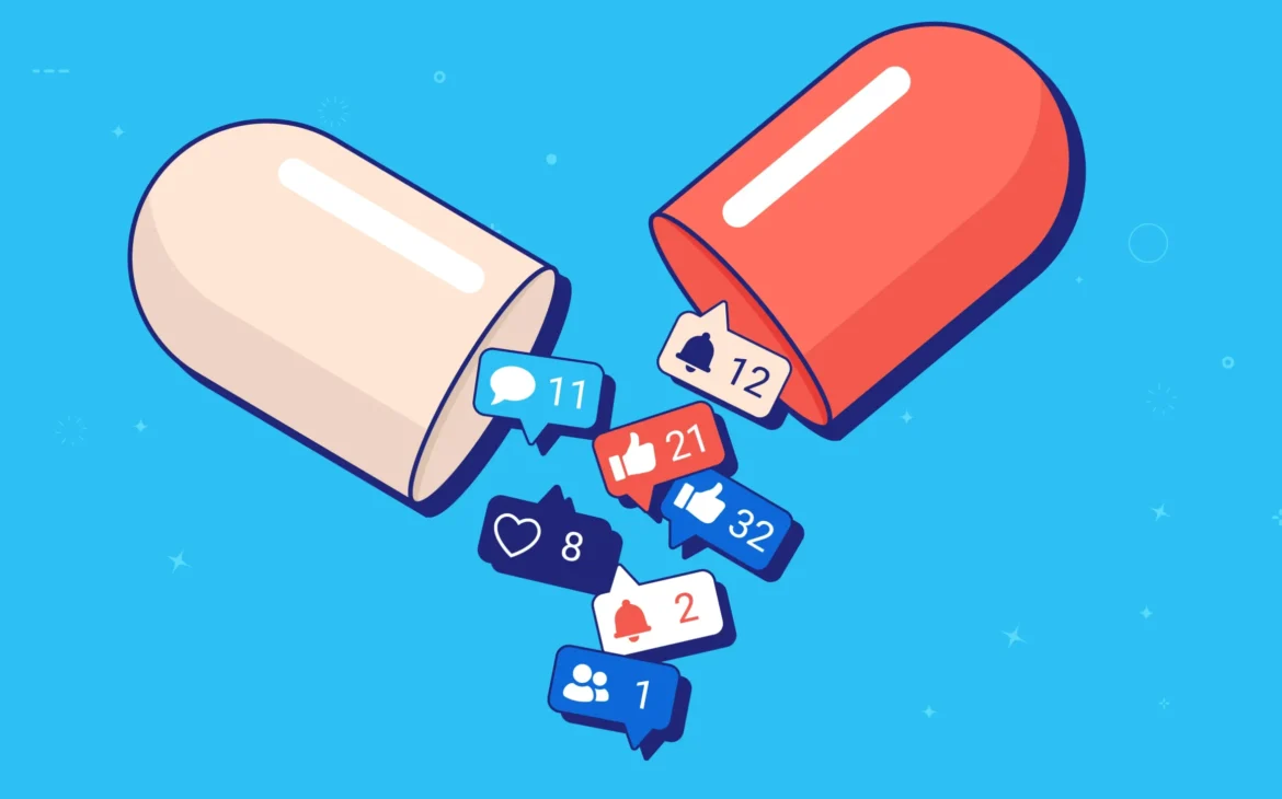 إدمان السوشيال ميديا عند الشباب