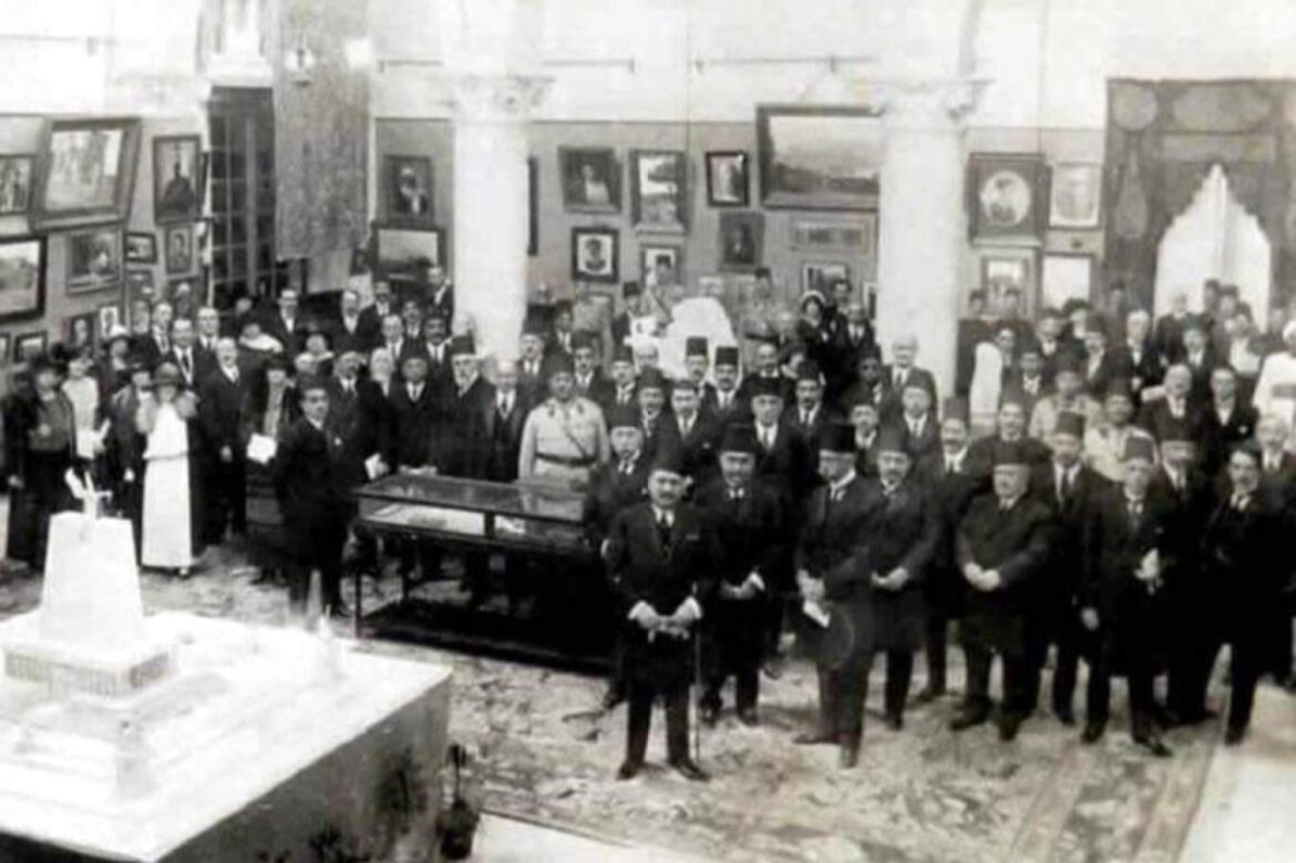افتتاح مدرسة الفنون الجميلة المصرية بالقاهرة 1908